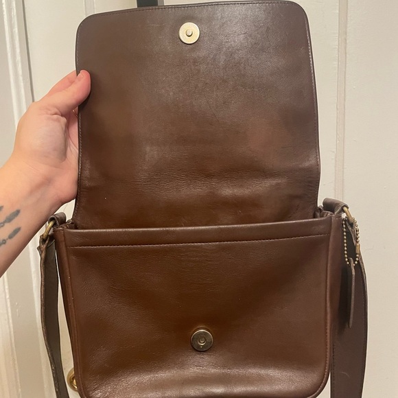 Coach|| Vintage Manhattan Lightweights Bistro Shoulder Bag from 1994, Rare,Brown - Picture 7 of 13